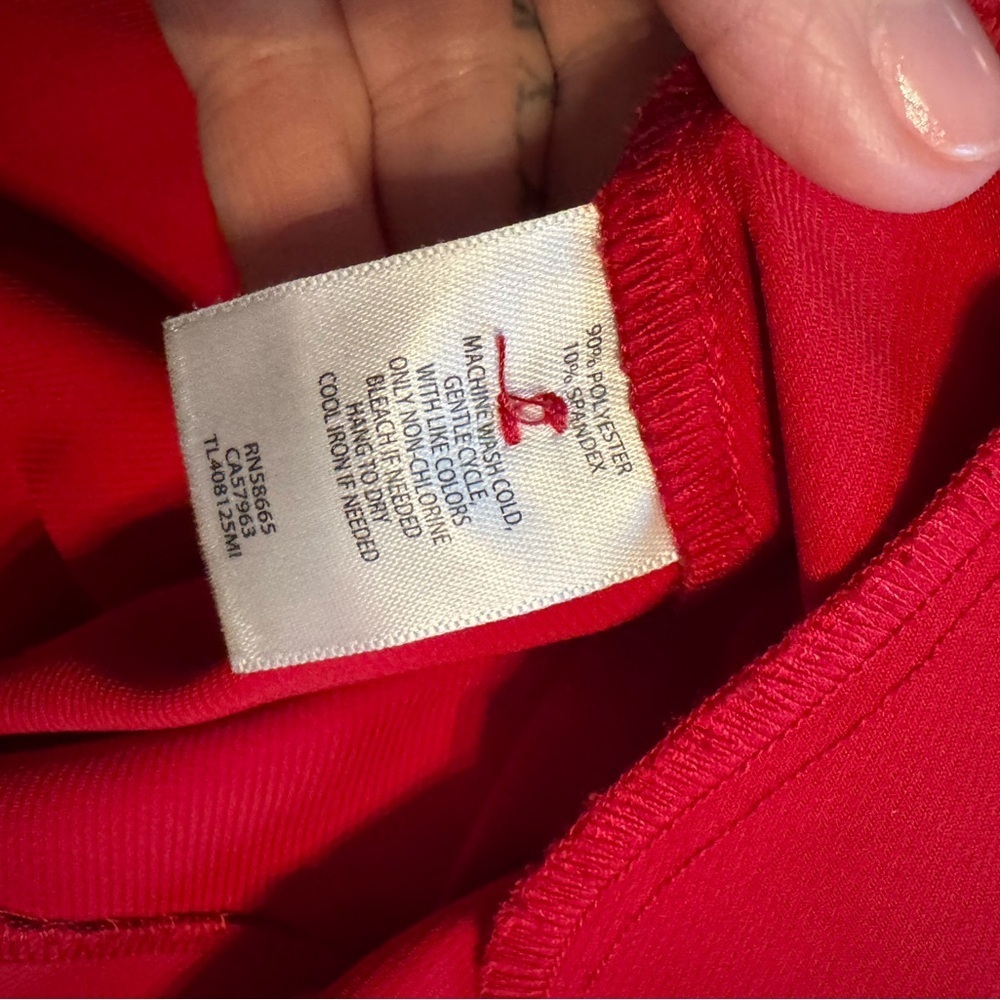 Leith oversized red blazer nwot super lightweight perfect to dress up or down - Picture 5 of 5